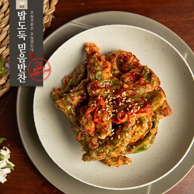 꽈리고추찜 밥도둑믿음반찬, 130g, 3개