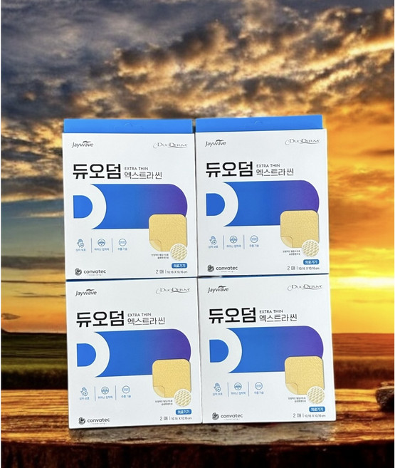 듀오덤 콘바텍 엑스트라 씬 습윤 폼 드레싱 재생밴드 2p, 4개