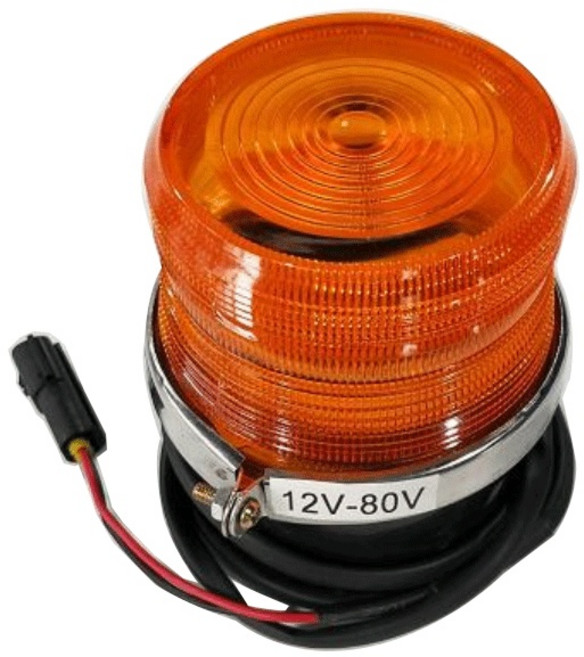 지게차 경광등 부저 식 48v 24v 빽부져 12v 강력 72v 동시동작, A. 1280V 주황색 LED 경고등 점멸소리