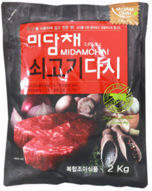 미담채 쇠고기 다시, 3개, 2kg