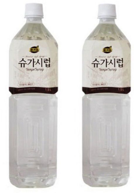 리치스 슈가 시럽, 1.5L, 2개