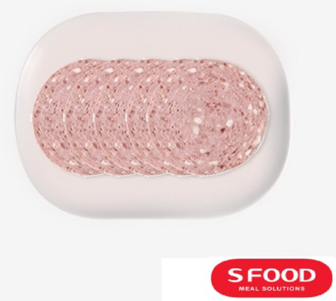 에쓰푸드 모타델라 슬라이스 햄 300g 냉동 샌드위치 브런치용, 1개