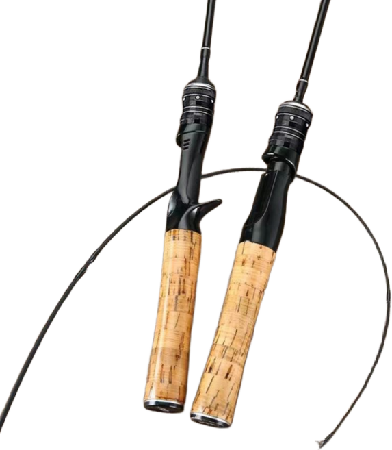 KUNZO 초경량 고탄성 UL 루어 꺽지 쏘가리 송어 낚시대, 스피닝로드(블랙UL+L)