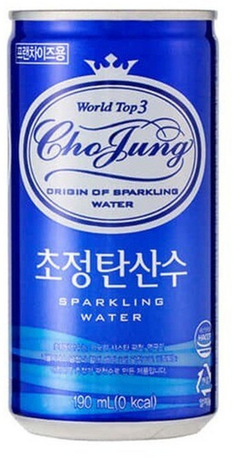 초정탄산수(CAN) 190ml x 30ea +30개 총 60개 발송 안전포장