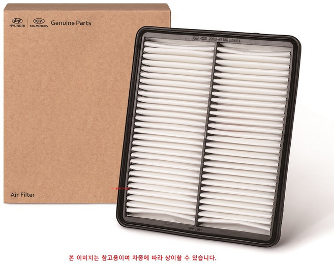 캐스퍼 1.0 에어필터 / 일반엔진 28113O6100 // 터보엔진 28113O6200 / 에어클리너 / 순정부품 / 캐스퍼 22(AX1), 1. 일반엔진(O6100), 1개