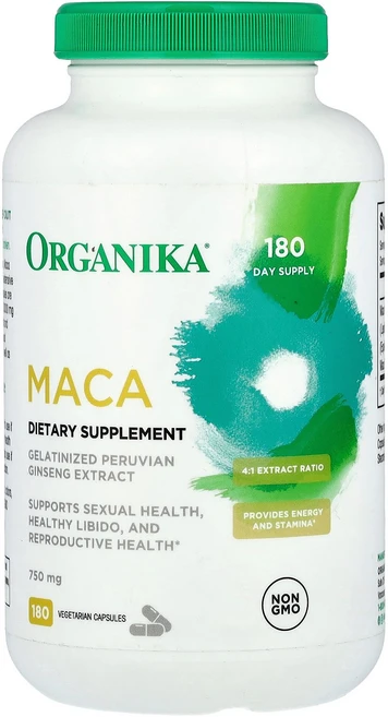 Organika 마카 750mg 베지 캡슐 180정, 1 - 쿠팡