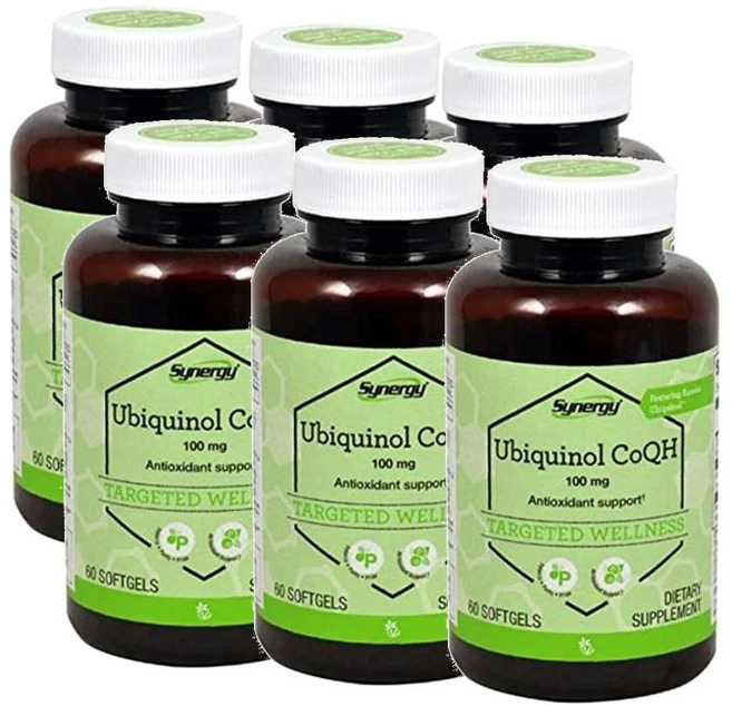 비타코스트 코큐텐 카네카 유비퀴놀 100mg 소프트젤 Vitacost Ubiquinol CoQH, 6개, 60정 - 쿠팡
