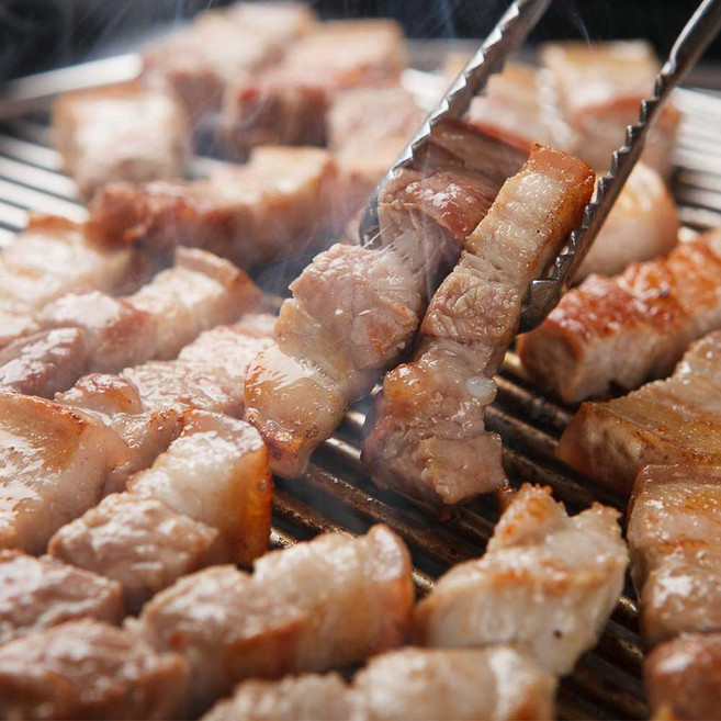 친절정육점 큐브 삼겹살 500g+500g (총1kg), 2개, 500g