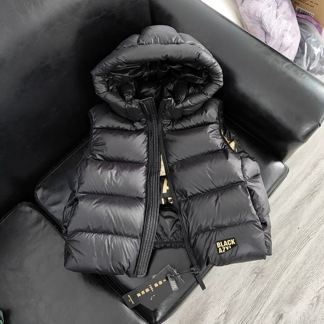 크리스탈하우스 여아 남아 주니어 웰론 후드 패딩 조끼 CB036