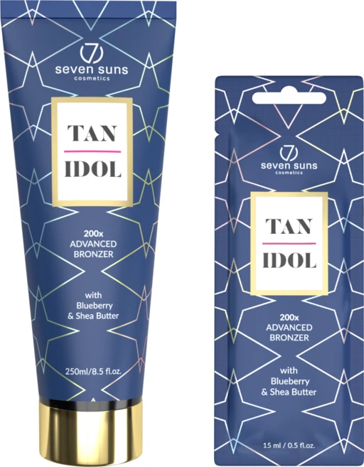 7Suns 탠아이돌 브론저 태닝로션 기계 야외 겸용 타투보호 자연브론즈톤 연출, 1개, 250ml - 쿠팡