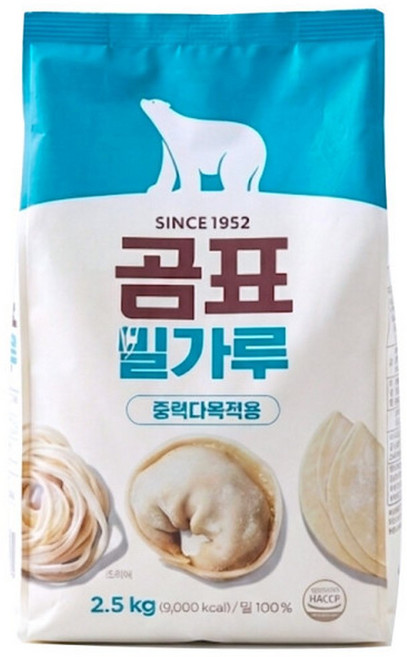 곰표 밀가루 중력 다목적용, 2.5kg, 2개