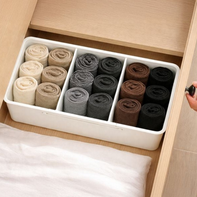 속옷 양말 서랍 정리함 다용도 칸막이 수납함, 단품, 1