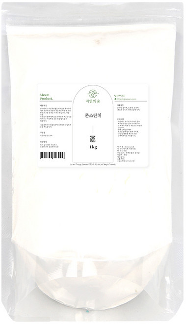 수제나라 자연의숲 콘스탄치 콘스타치 옥수수전분, 1개, 1kg