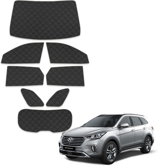 루젠 맥스크루즈 차박커튼 캠핑 암막 햇빛가리개, 1세트, 다크차콜