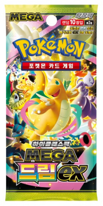 포켓몬카드 메가드림ex 3팩, 정품, 1세트