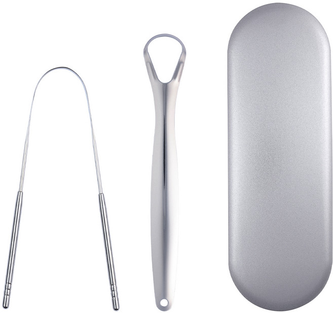 코코바이브 혀클리너 2종 케이스 세트, 1세트, 80g