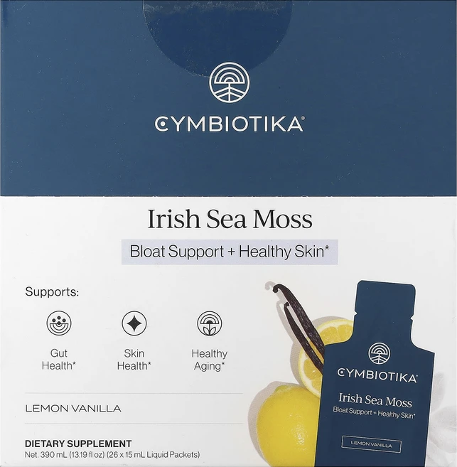행복하고 건강하게 Cymbiotika 아이리쉬 바다이끼 레몬 바닐라 액상 팩 26개 각 15ml(0.5fl oz) 백년회로하세요, Cymbiotika아이리쉬바다이끼레몬바닐라액상팩26개각 - 쿠팡