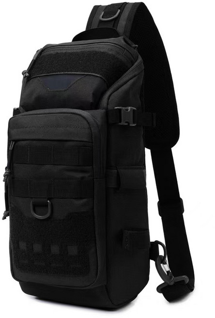 다용도 루어 낚시 보조가방 수납정리, 블랙, 크로스백