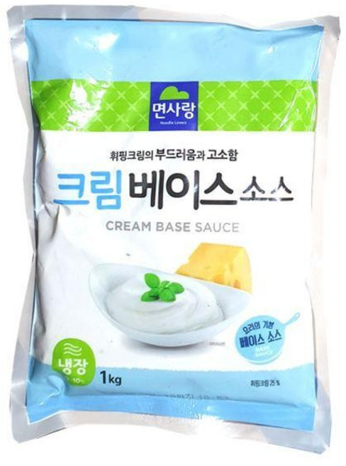 면사랑 크림베이스소스 1kg, 1개