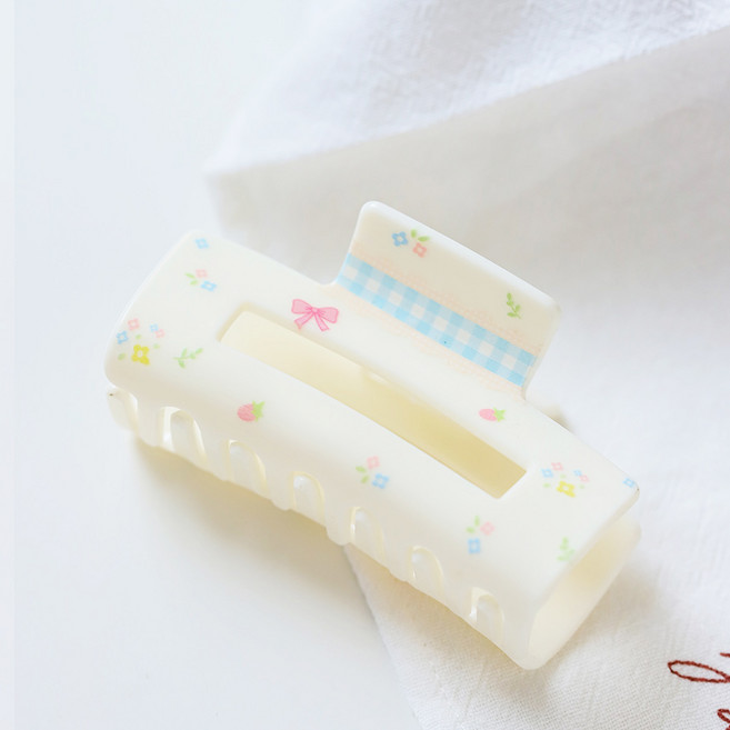 MESSA 밀키 파스텔 집게핀 반머리 집게핀 여아 집게핀