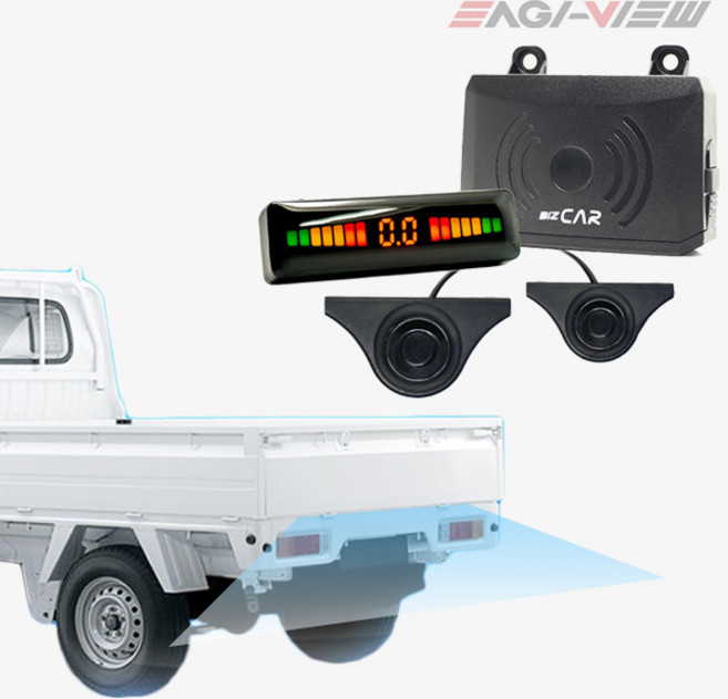 비즈카 i900 순정형 화물차 후방감지기 포터2 봉고3 트럭 후방센서, 2구 배선 무선 화물차전용 후방감지기