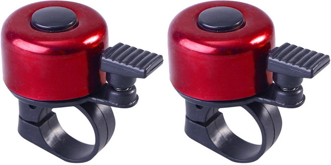 벨로샵 자전거 따릉이 벨, 2개, 레드