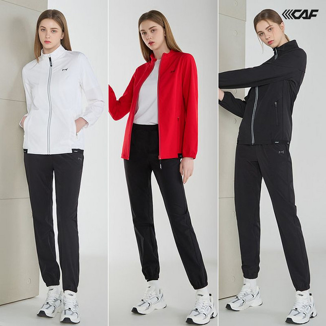 르까프 25SS 여성 우븐 트레이닝복 + 반팔티 3종택1