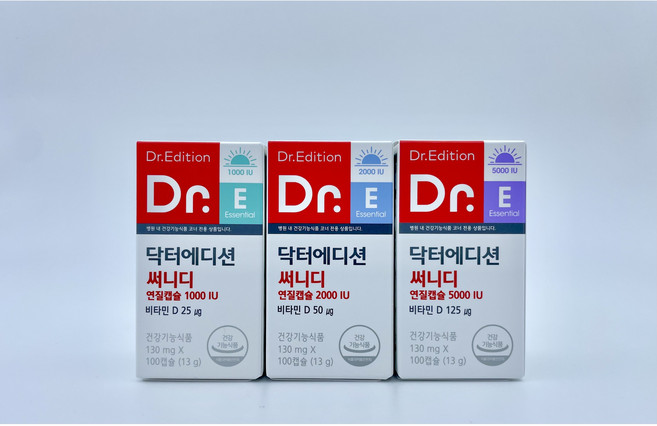 닥터에디션 써니디 2000 IU 키즈 어린이 비타민D 건강 1000, 100정, 1개