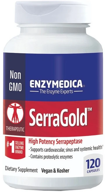 엔자이메디카 세라골드 하이 액티비티 세라펩타아제 120정, 1개 - 쿠팡