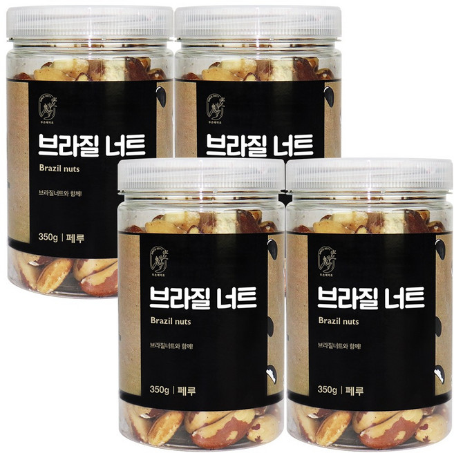 두손애약초 페루 브라질넛 브라질너트 브라질너츠 350g, 4개