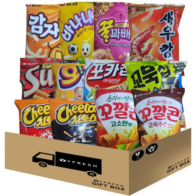 미니 스낵모음 12종 + YFRESH박스, 1개