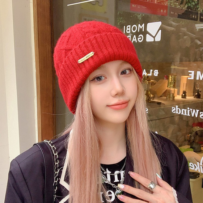 꽈배기 비니 모자 와치캡 겨울 롱비니