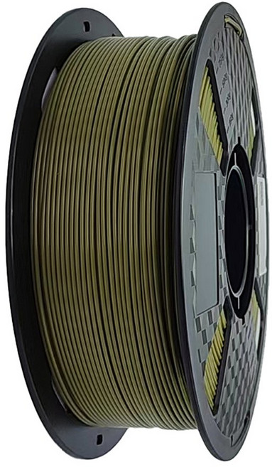 CC3D PLA 기본 녹색 플라스틱 필라멘트 1.75mm 1kg 3D 프린터, 군 녹색, C005445