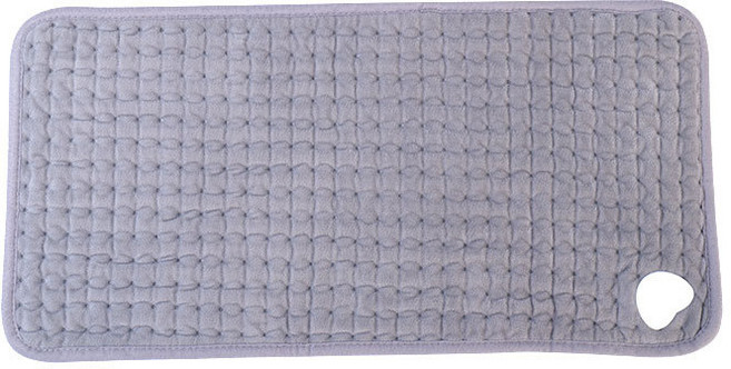 跨境批發電熱毯加熱墊高溫熱敷發熱墊多功能暖身毯加熱墊美規歐規, 灰色50*100cm:美規