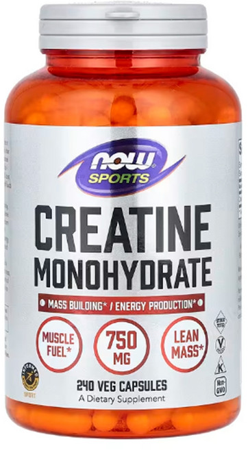 나우푸드 크레아틴 모노 하이드레이트 750mg, 2개, 240정