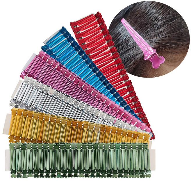 핀컬핀 (5cmx50개입 ) 다용도핀셋 클립 집게 핀컬파마, 1개, 랜덤발송