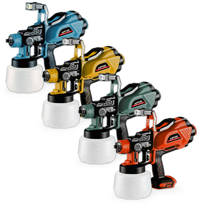 주피터 충전 페인트건 스프레이건 베어툴 무선 전동 고압 분사기 분무기 후끼, 보쉬, 1개