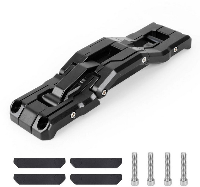 2007 JL 알루미늄 힌지 풋 접이식 JK JLU 스텝 JKU 문짝 2018 호환 페달, Bla