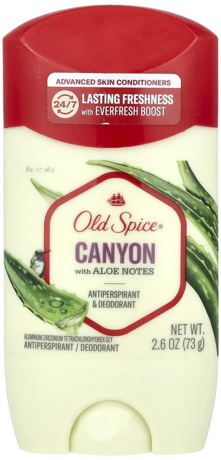 Old Spice Canyon 땀 억제제 및 데오드란트 알로에 73g(2.6oz), OldSpiceCanyon땀억제제및데오드란트알로에73g, 73g, 1개 - 쿠팡
