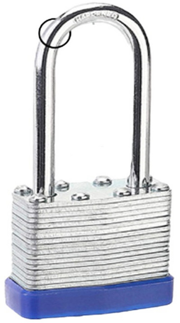미란다 철판 50mm 롱(긴고리) 자물쇠, 1개