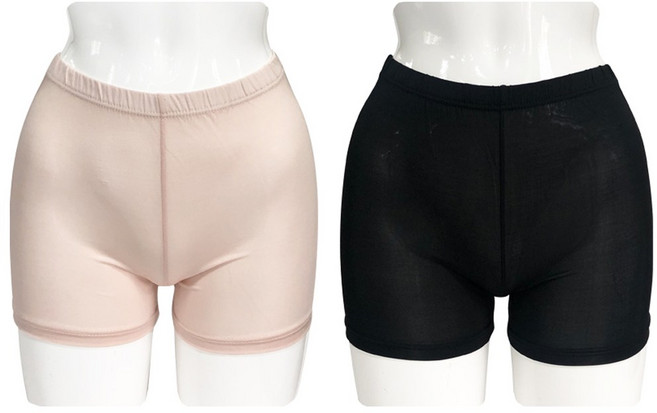 올리비아바비 인견 솔리드 스판 2부 속바지 2p