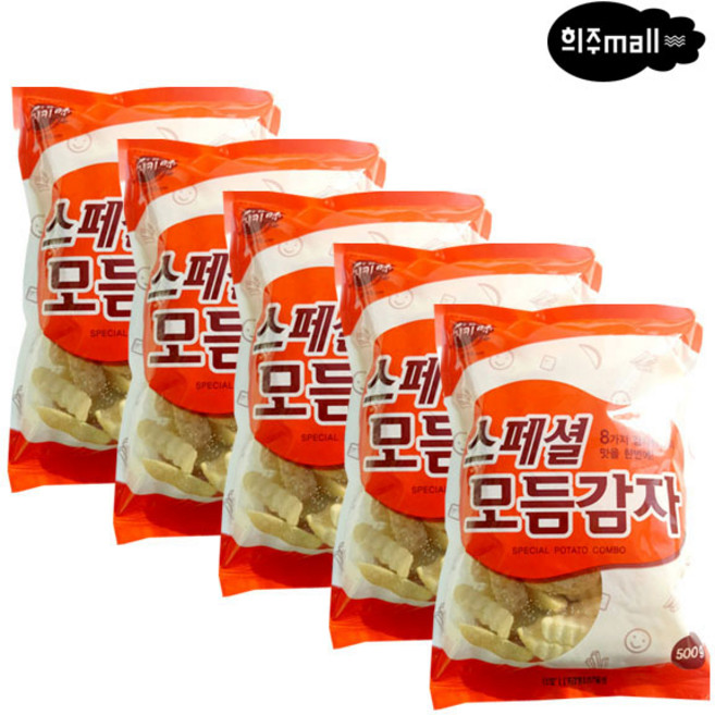[희주몰] 지키미 스페셜 모듬감자튀김 500g, 1개, 2.5kg