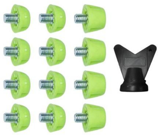 축구화스터드 스파이크 범용 축구 부츠 클리트 렌치 나사 교체 스파이크 운동 스니커즈 실내 야외 스포츠 대회용 12x