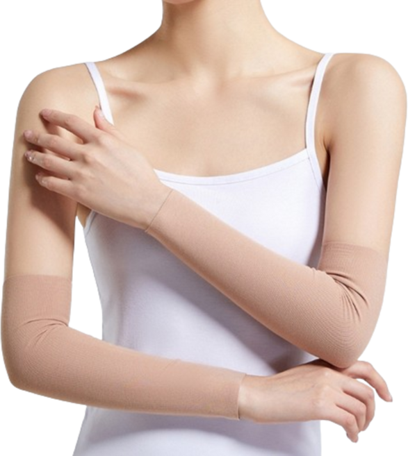 엘칸느 흉터 가리개 좌우 세트, 30cm, 2개, 스킨색