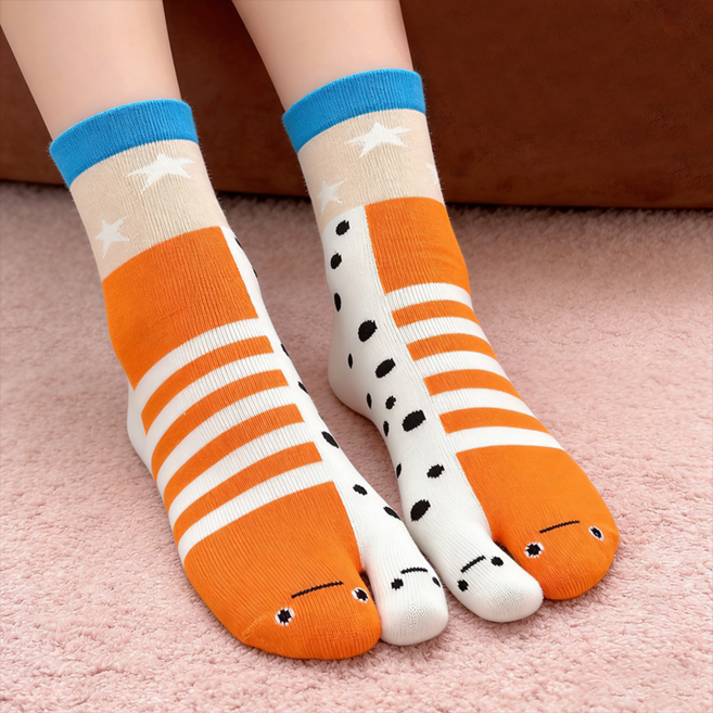 EMI 유니크 가든일 캐릭터 타비 양말