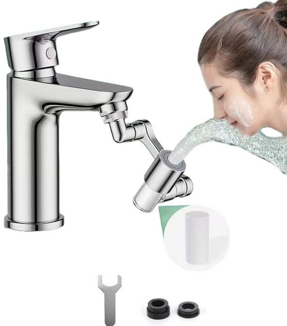 1080도 회전 필터형 워터탭 2가지 분사모드 필터증정, 1개