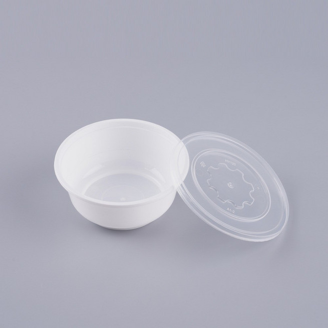 [BR] 원형 죽용기(P-360/백색/360ml) 600개 세트, 1개