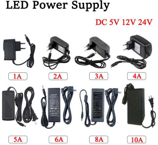 LED 전원 공급 장치 조명 변압기 CCTV 카메라 라우터용 어댑터 DC 5V 12V 24V AC 110V ~ 220V 1A 2, 93) UK Plug - DC 24V - 5A, 1개