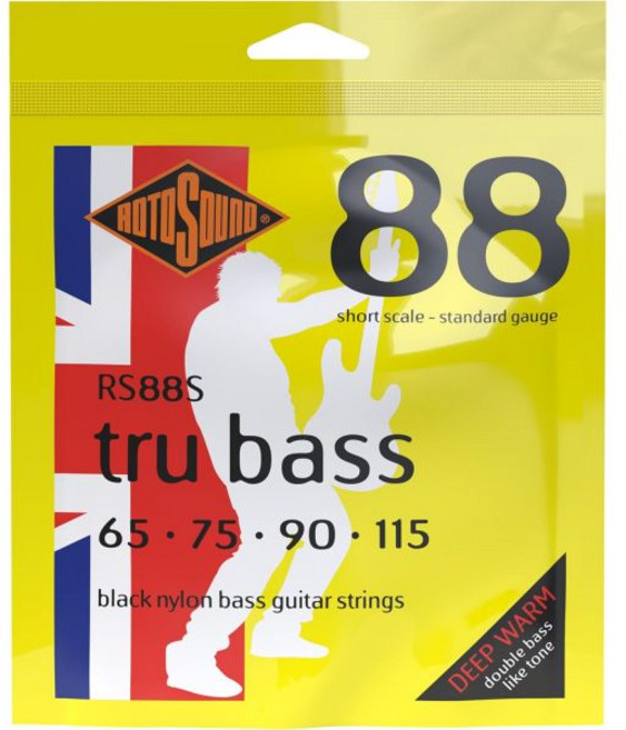 로토사운드 RS885LD 블랙 나일론 플랫와운드 5현 베이스 기타 줄 65135