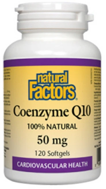 내추럴팩터스 코엔자임 Q10 50mg 120정 (Natural Factors Coenzyme Q10), 1개 - 쿠팡